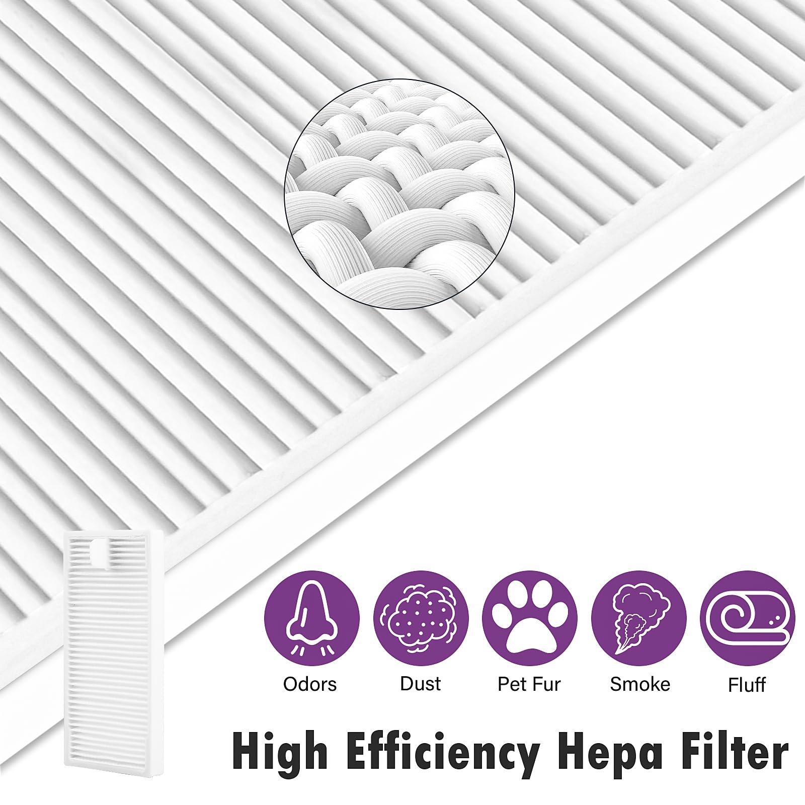 Fenkabs Eureka E20 Plus microfiber mop pads absorb spills and lift stains on hard floors.