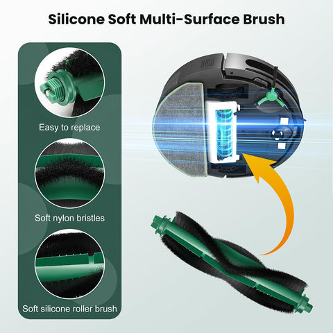 Fenkabs Roomba filter traps fine dust for cleaner suction