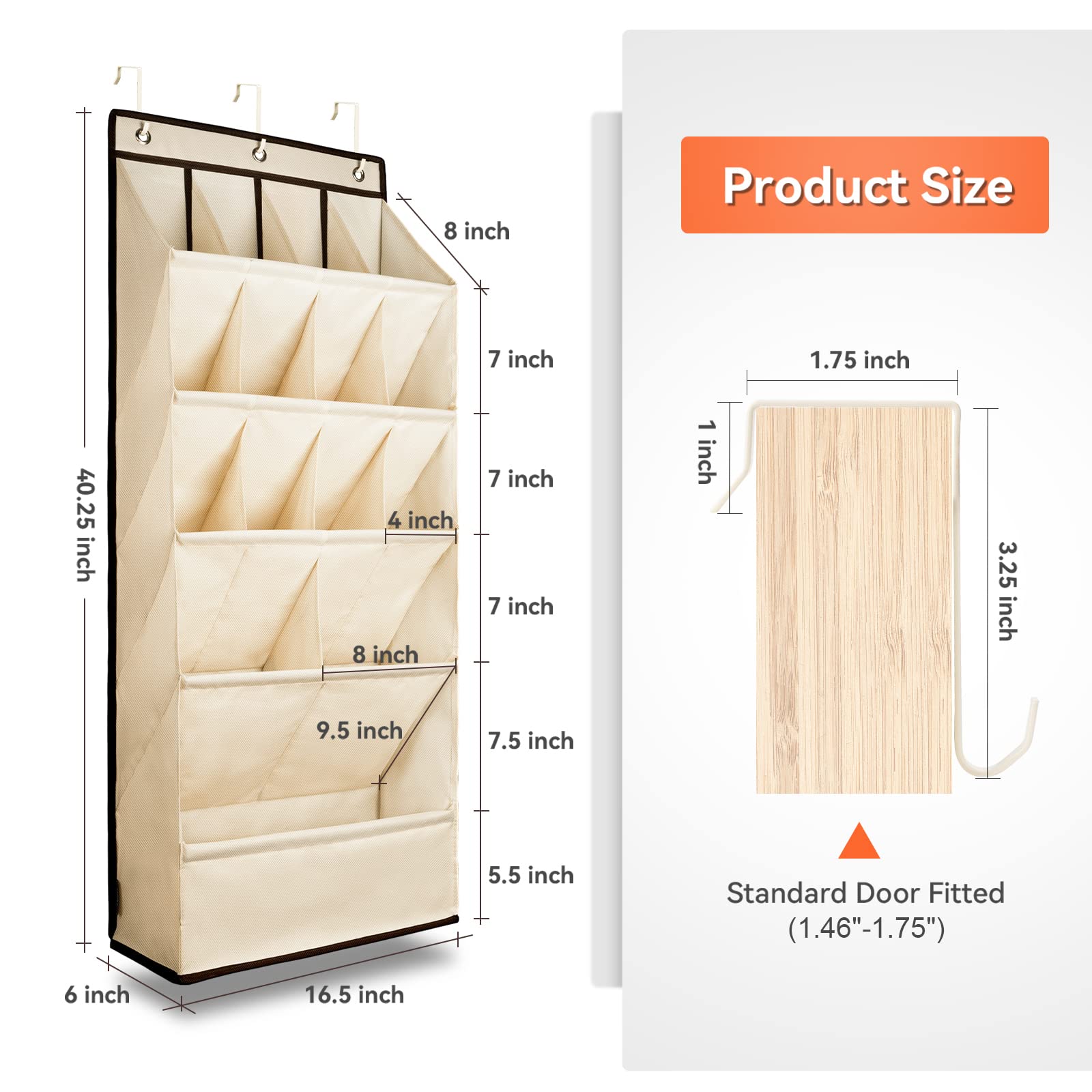 FENTEC beige organizer in a closet setup demonstrates multipurpose storage