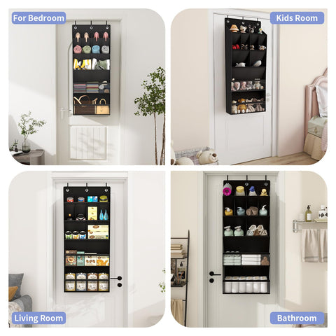 FENTEC organizer with shoes shows deep pockets and a non-sag design