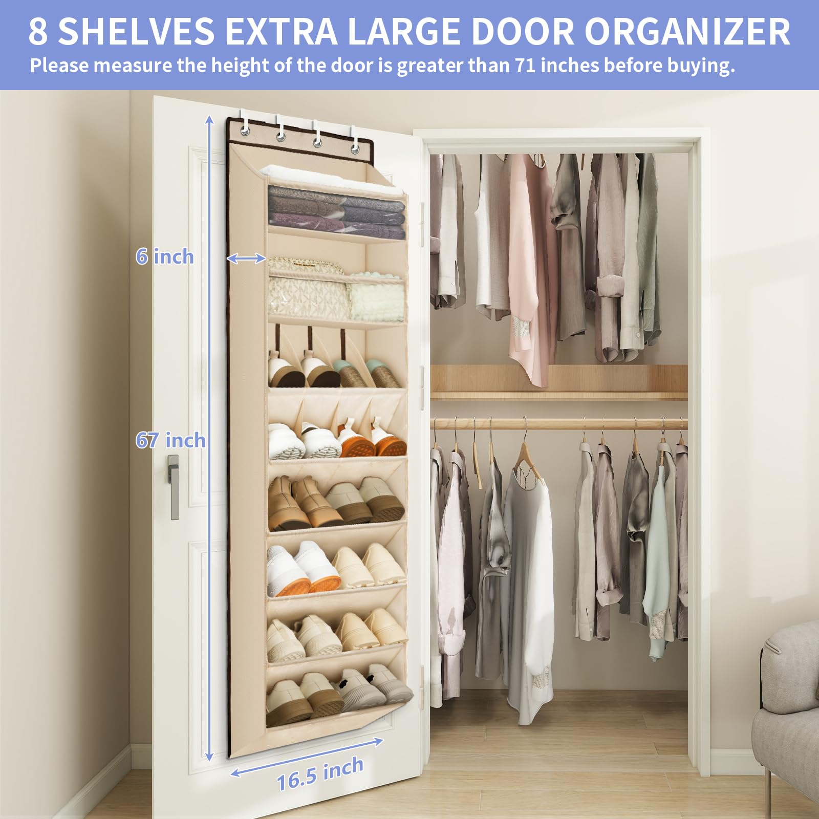 FENTEC oxford fabric door organizer ensuring durability and shape retention