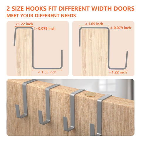FENTEC versatile back-of-door storage for shoes and small items.