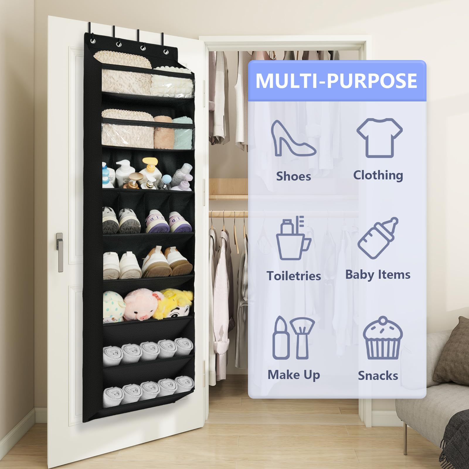 FENTEC versatile storage suits bathroom items, accessories, and toys.