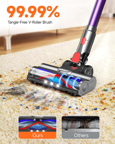 FEPPO self-standing design enables easy upright storage and one-handed cleaning.