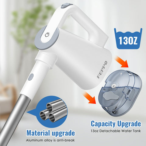 FEPPO steam mop cleaning hardwood floors and tiles