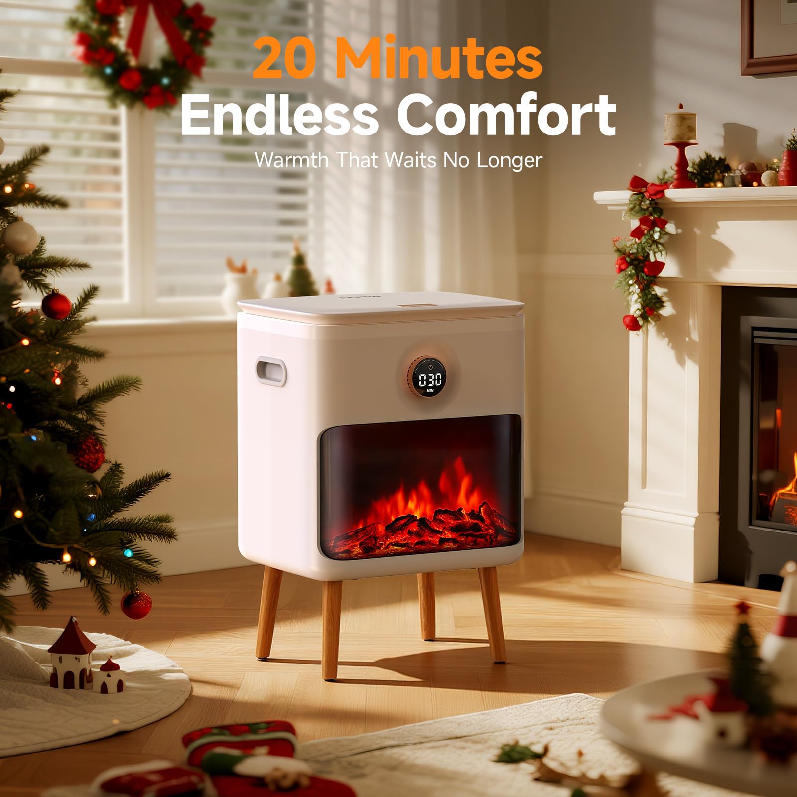 FEPPO towel warmer rotary timer with LED display for precise control.