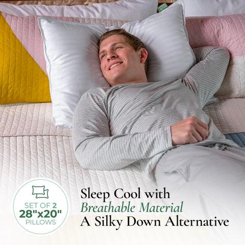 Fern and Willow durable stitching preserves loft and softness.