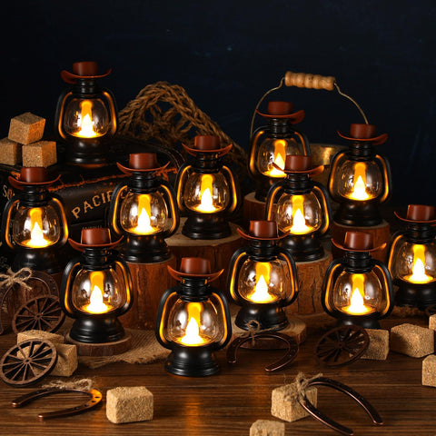 Ferraycle mini cowboy hats add playful accents to centerpieces