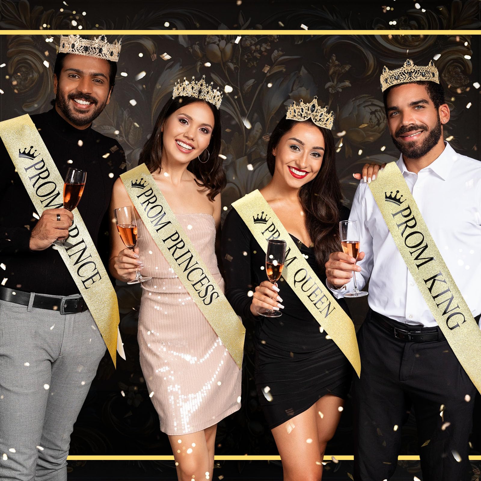 Ferreve graduation party accessory set adds bold flair to ceremonies.