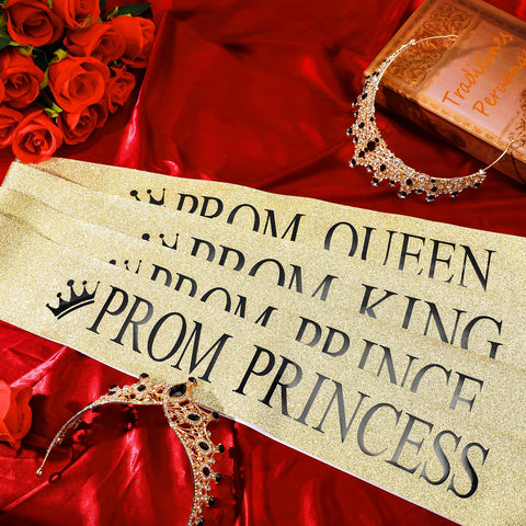 Ferreve prom sash fabric material offers soft, durable touch for events.