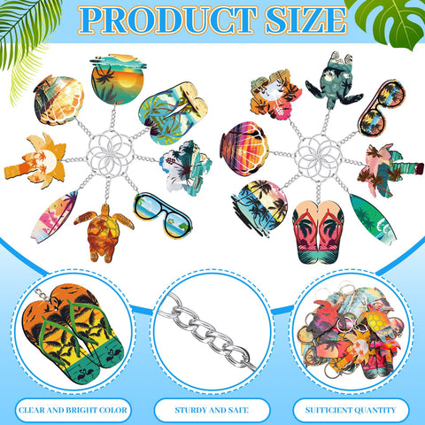 Ferreve sunglasses wooden keychain, playful beach accessory for promos
