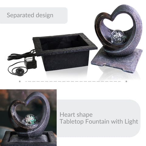 Ferrisland desk water feature offers a silky-flow to reduce clutter and stress.