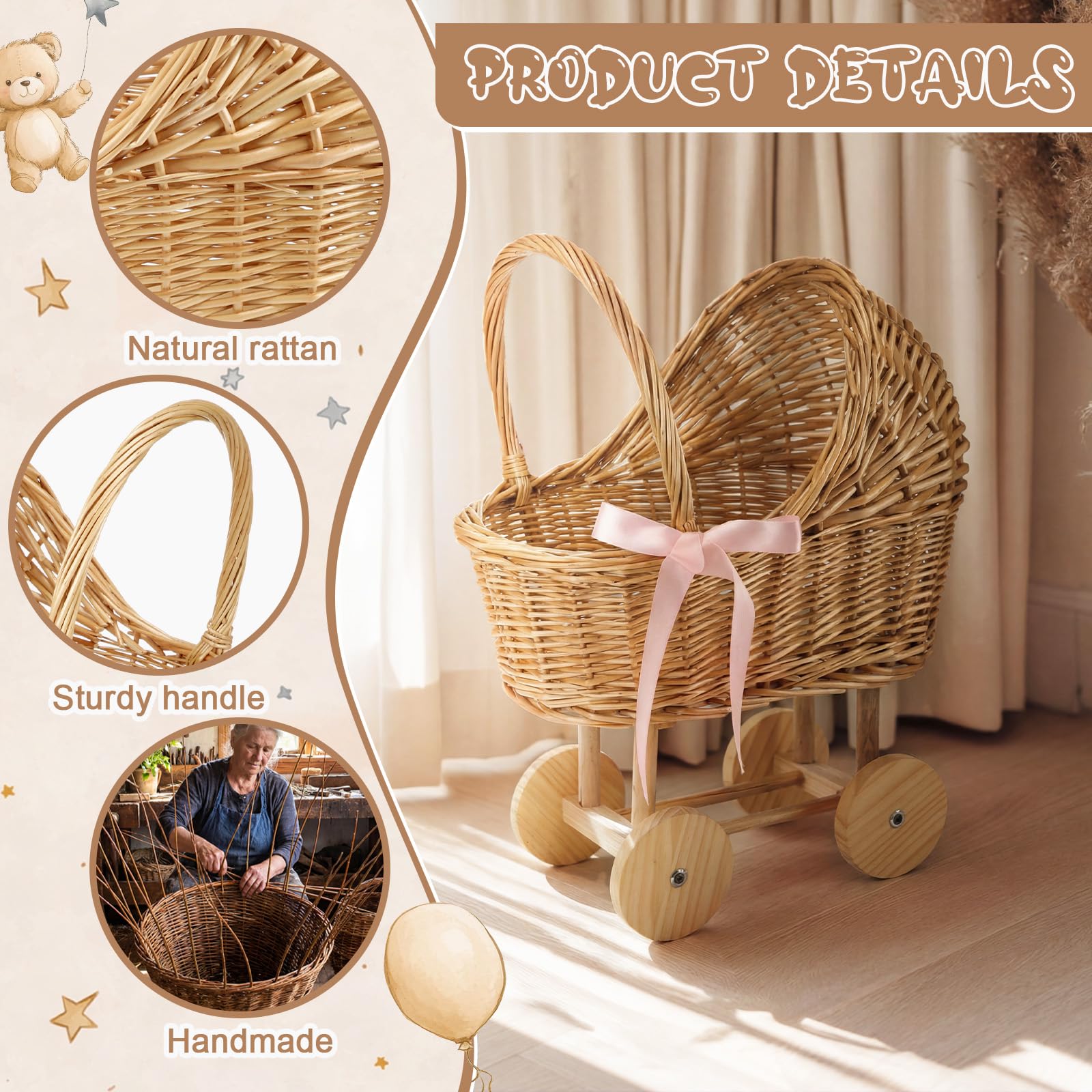 Ferrochef Wicker Event Centerpiece enhancing a wedding or party setup