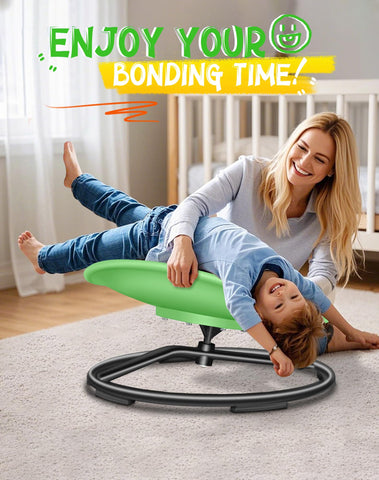 FERUERW Spinning Chair age 3 plus suitability encourages early sensory play