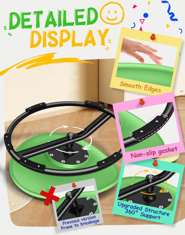 FERUERW Spinning Chair anti-slip base provides stable spinning for safe exploration