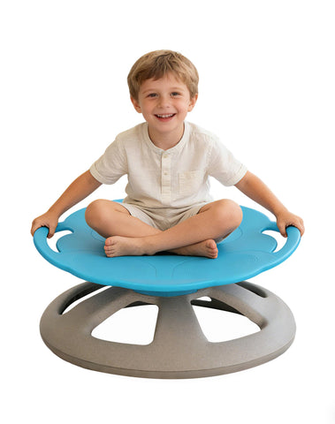 Bright blue FERUERW design, inviting and playful for kids.