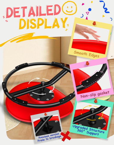 FERUERW Spinning Chair sensory close-up highlights engaging textures