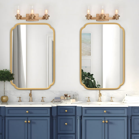 Ferytange ornate iron-frame adds French-inspired elegance to any bathroom.