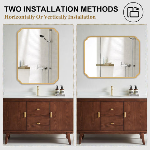 Ready-to-hang convenience for quick bathroom refresh