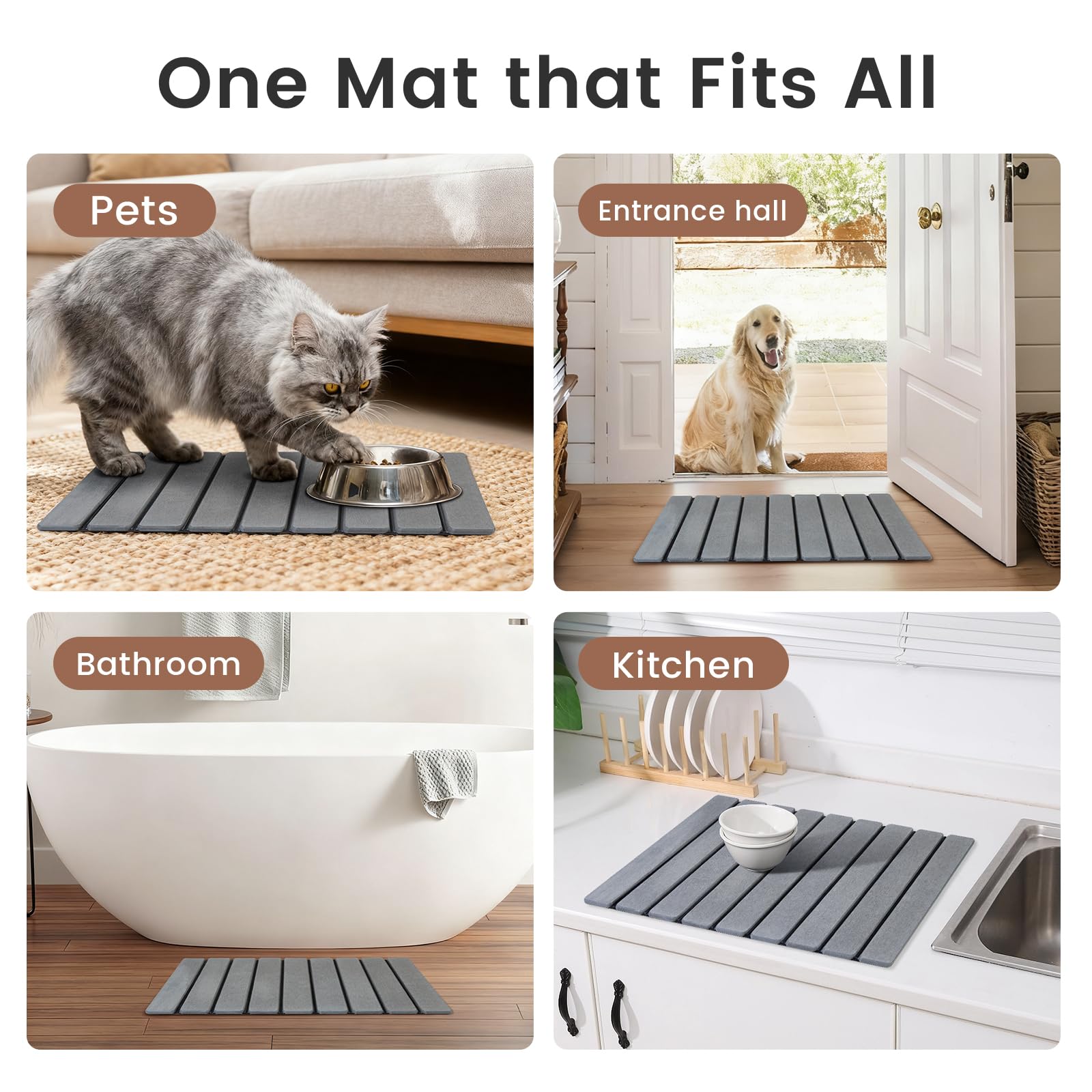 Fetriwer easy-to-clean stone surface ready for quick wipe-down