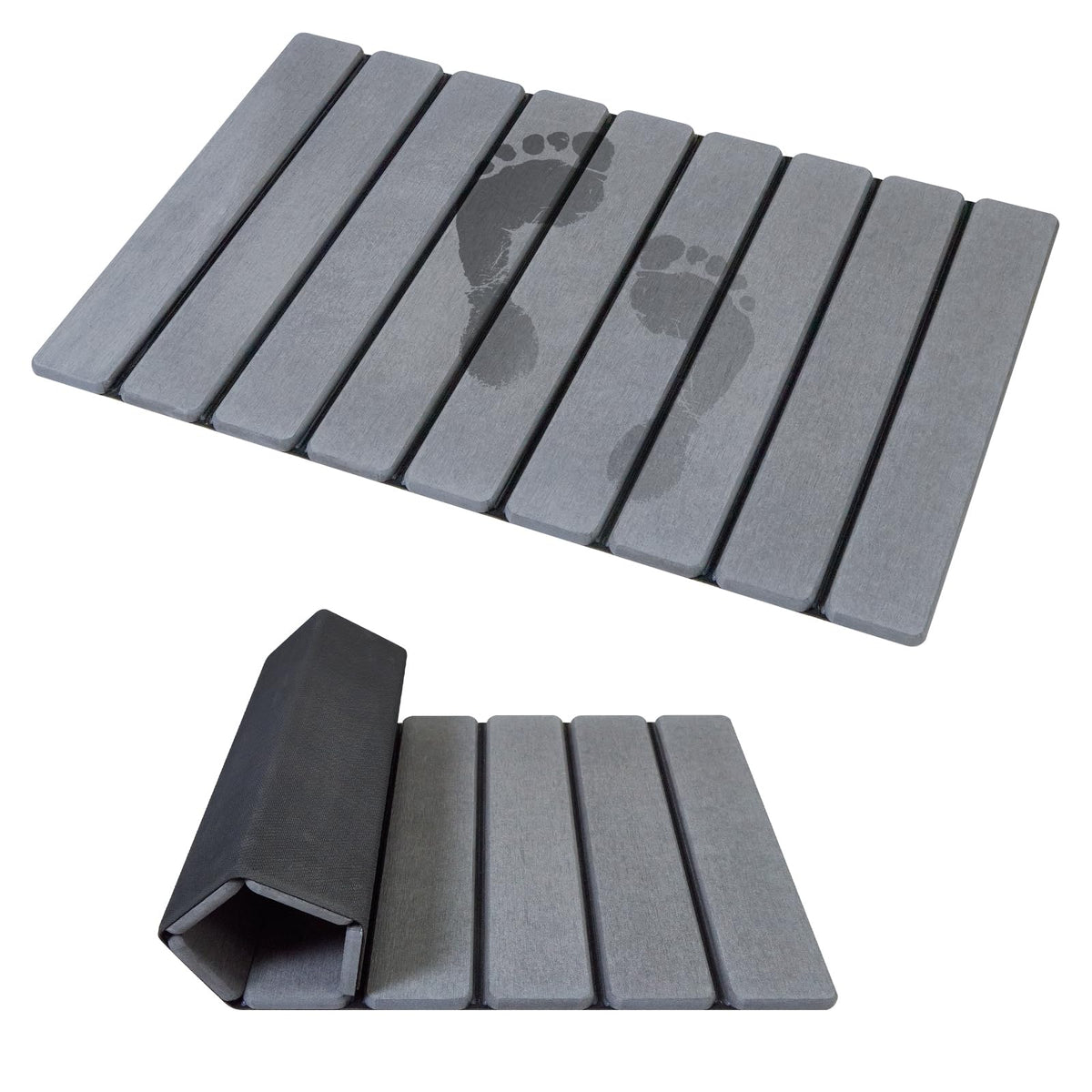 Fetriwer stone drying mat unfolded on counter showing large surface for quick dry