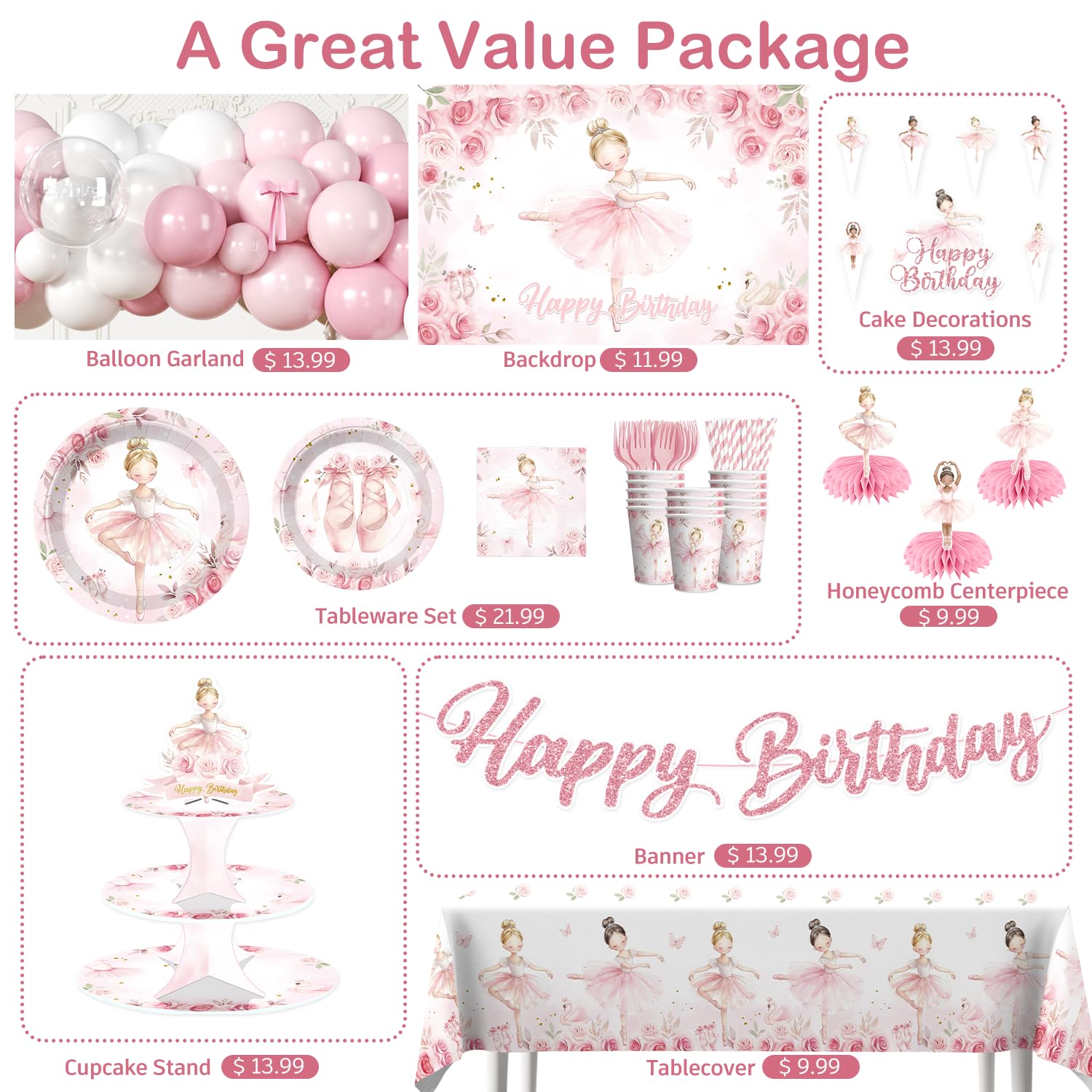 Fexivo ballet backdrop adds depth for memorable party photos