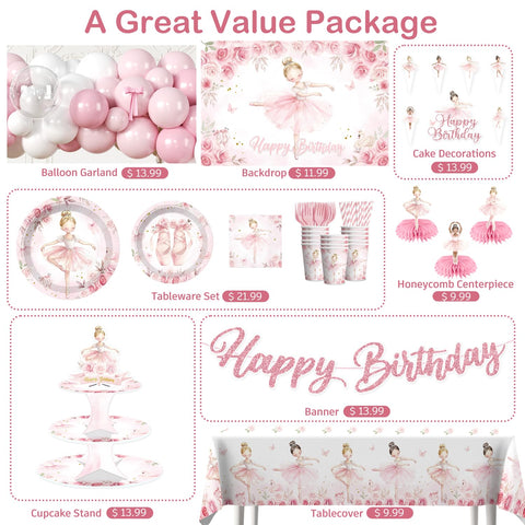 Fexivo ballet backdrop adds depth for memorable party photos