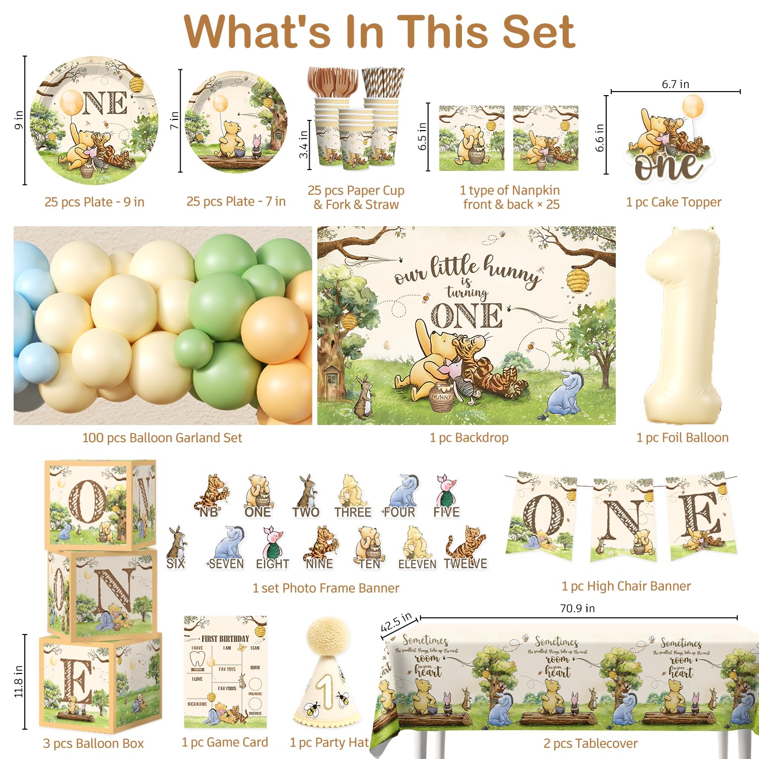 Fexivo Classic Bear high-chair banner highlights the birthday moment in family gatherings
