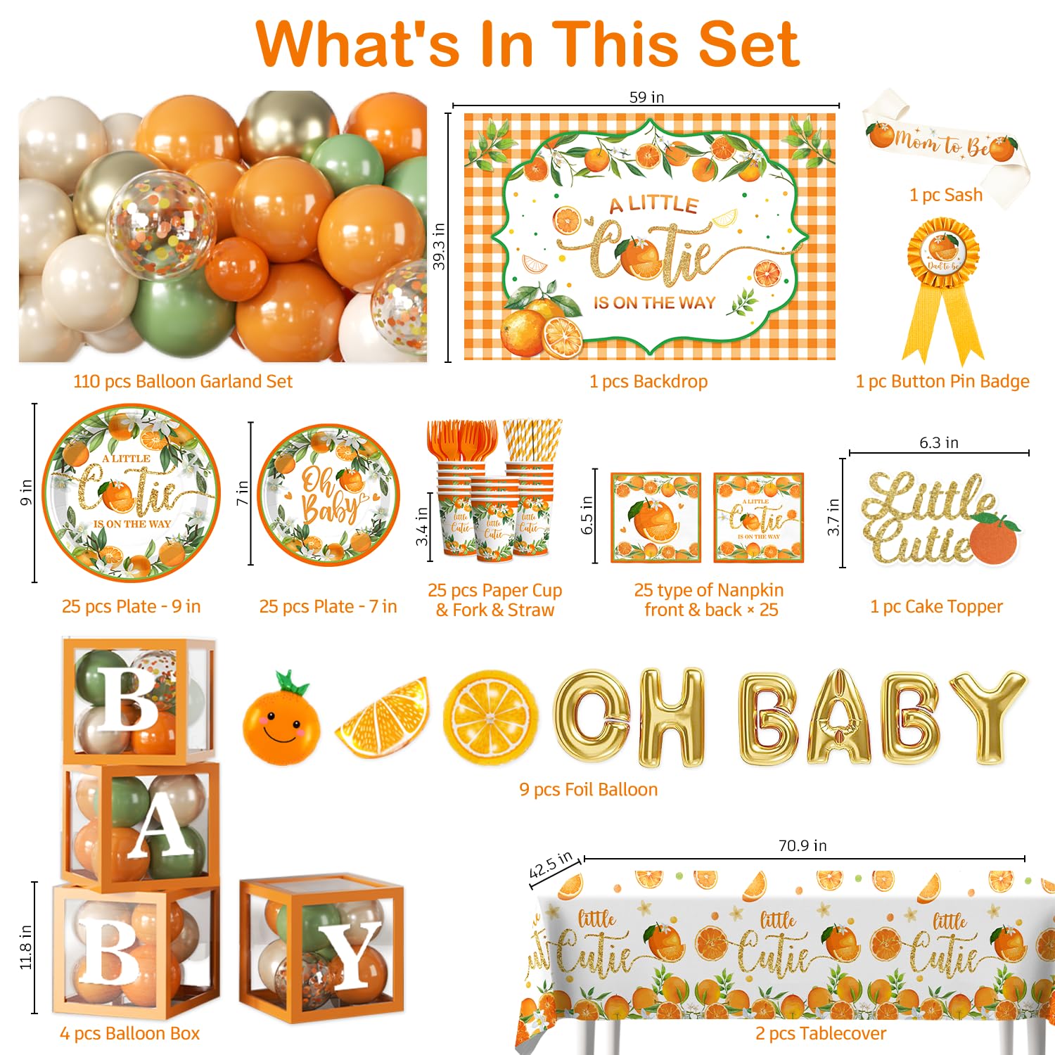 Fexivo oh baby foil balloons add vibrant accents to the party