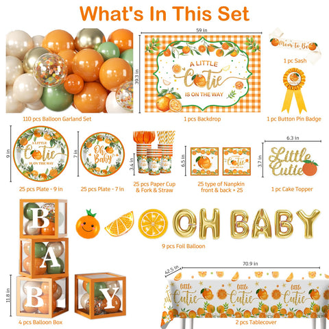Fexivo oh baby foil balloons add vibrant accents to the party