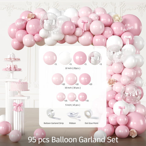 Fexivo pink party cups and utensils simplify coordinated table settings