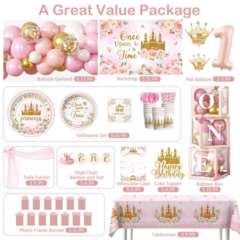 Fexivo pink tulle curtain adds softness and creates a princess-worthy entry