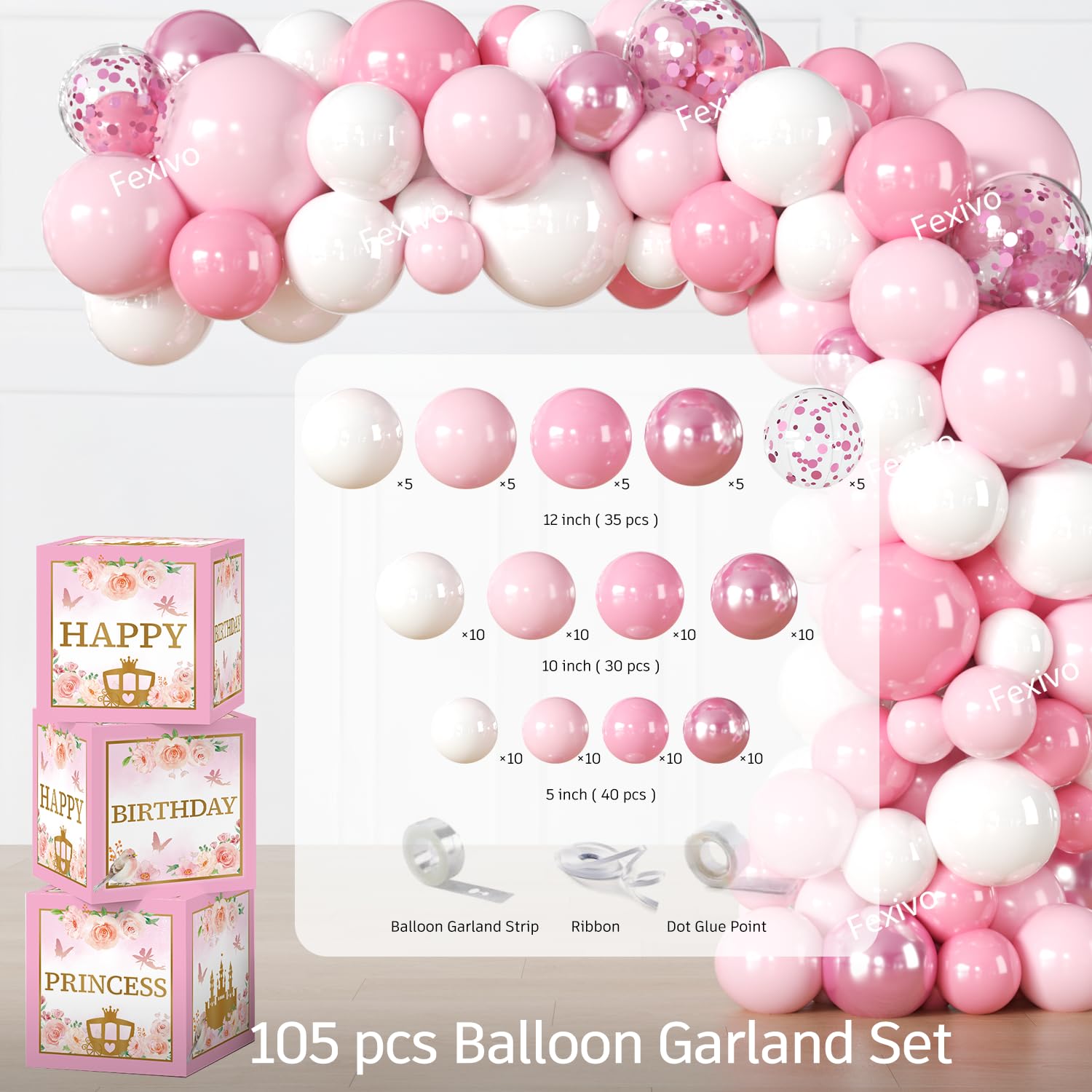 Fexivo princess honeycomb centers elevate centerpieces with 3D flair.