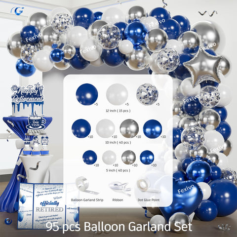 Fexivo star foil balloon enhances ceiling or arch accents.