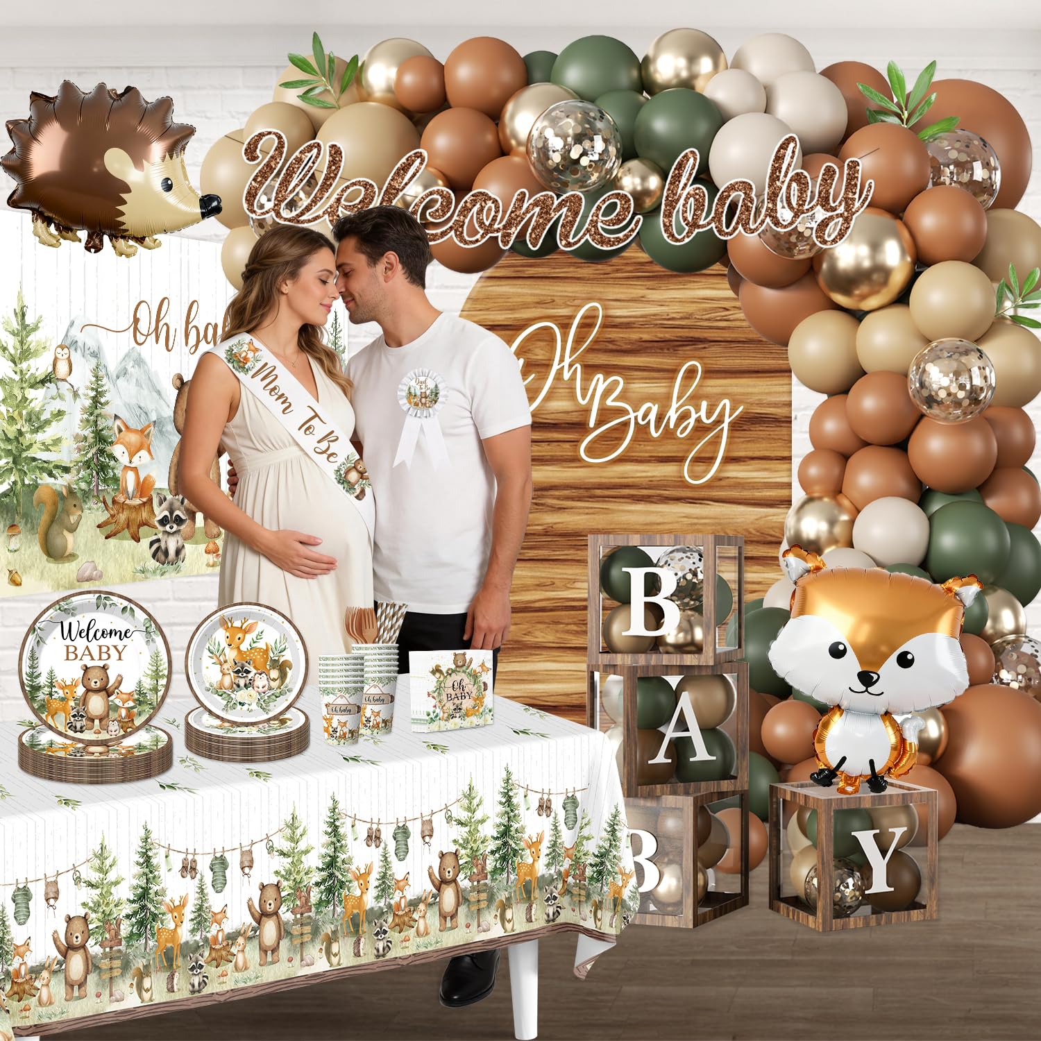 Fexivo cake topper complements dessert displays with woodland flair.