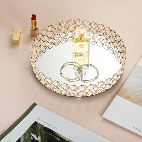 Feyarl crystal tray highlights light reflections and sparkle