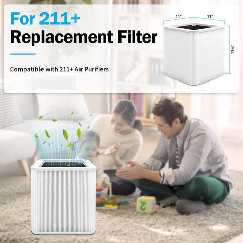 FFAC 211+ replacement filter assembly with clear H13 HEPA and carbon layers