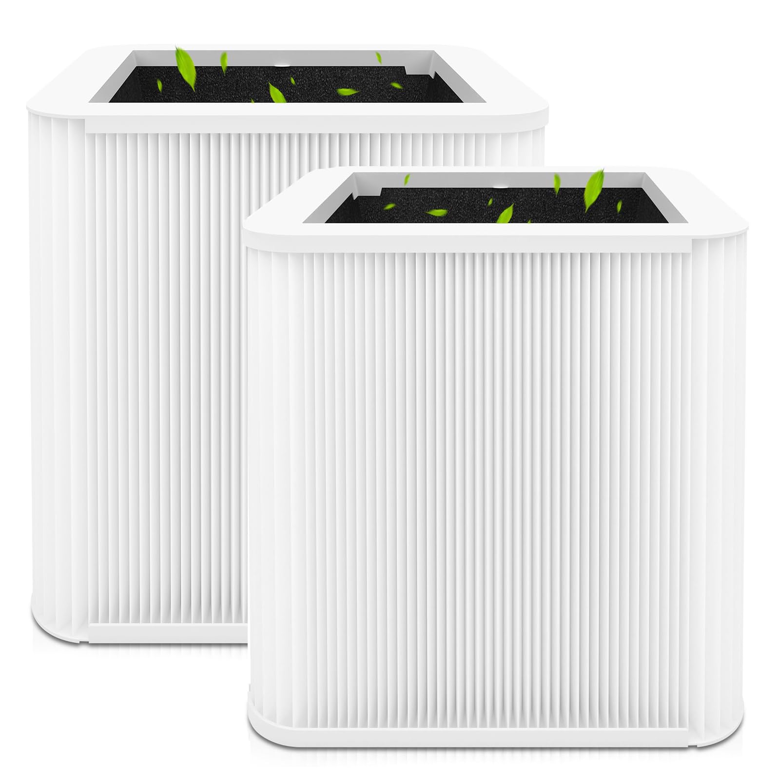 FFAC 211+ replacement filter front view showing dual-layer filtration for cleaner air