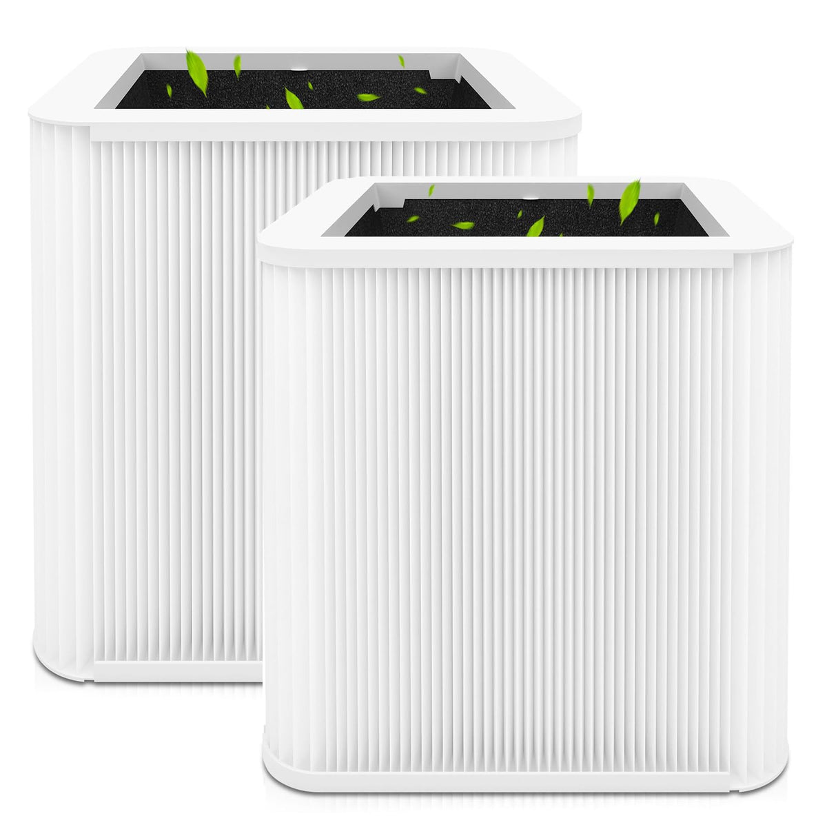 FFAC 211+ replacement filter front view showing dual-layer filtration for cleaner air