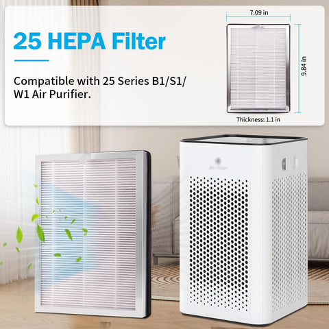 FFAC MA-25 filter 3-layer system ready for cleaner air in homes.
