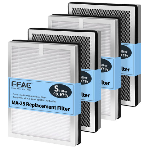FFAC MA-25 product close-up showing non-woven fabric and carbon.
