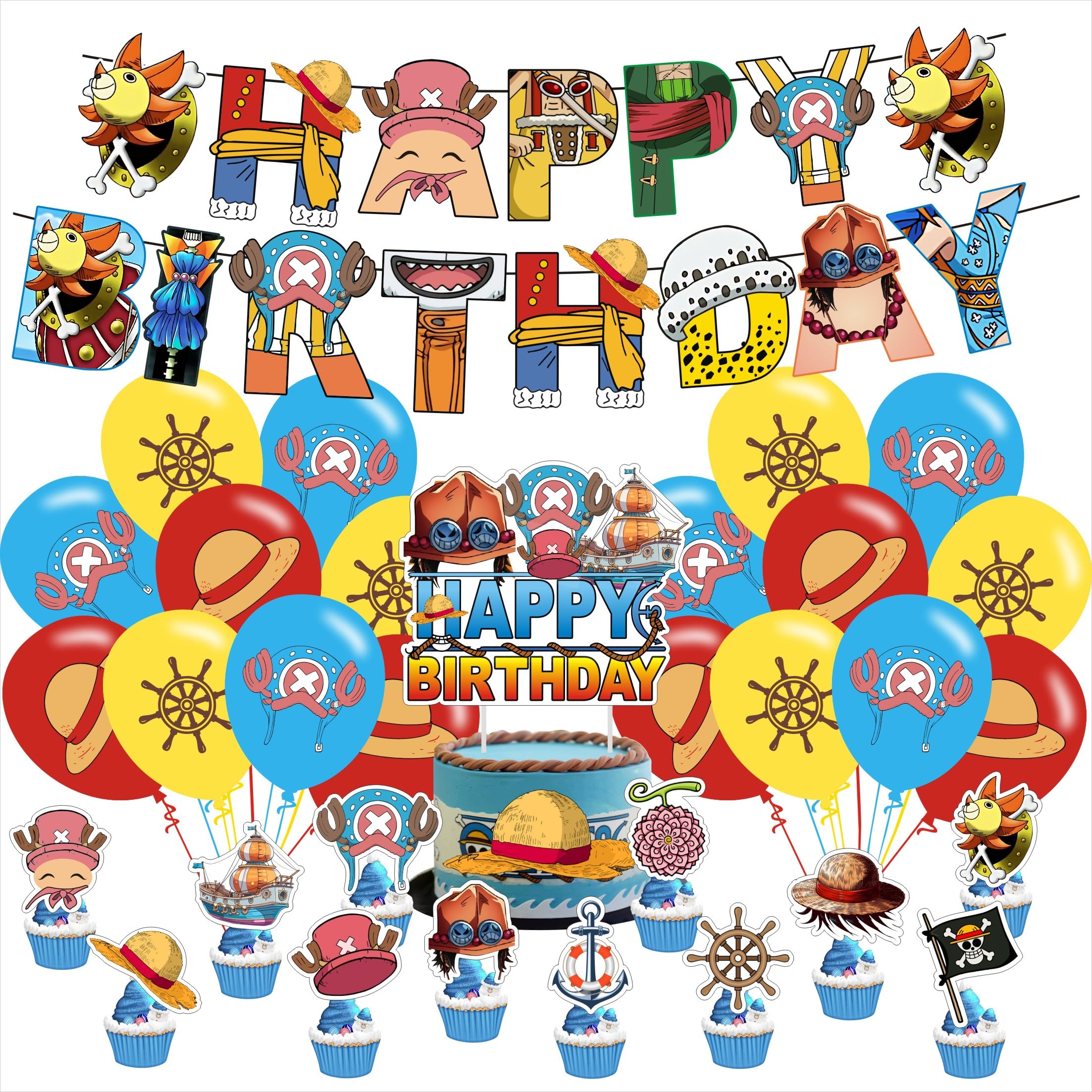 FFGJA H Cartoon banner adds festive backdrop to kids' birthday party.