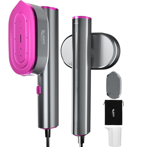 FFQ Travel Steamer compact design for easy packing and quick touch-ups.