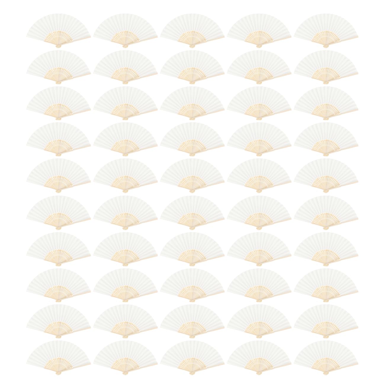 ffscafscn paper hand fan with blank sides for customization, ideal for weddings