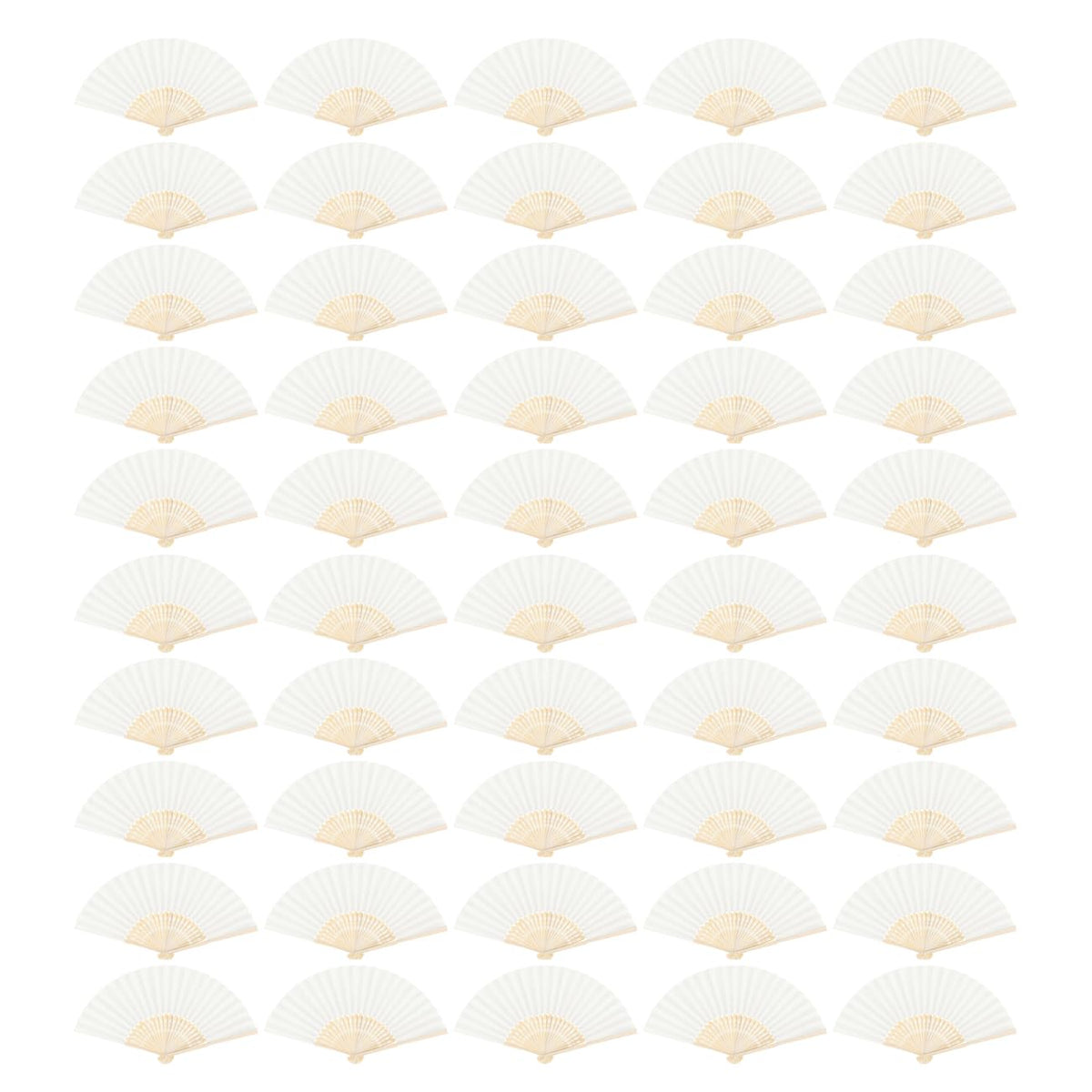 ffscafscn paper hand fan with blank sides for customization, ideal for weddings