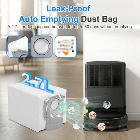 FFsign 10R HEPA filters trap fine dust for a cleaner home.