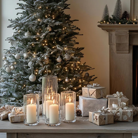 FFUW unscented clean-burn candles for neutral ambiance