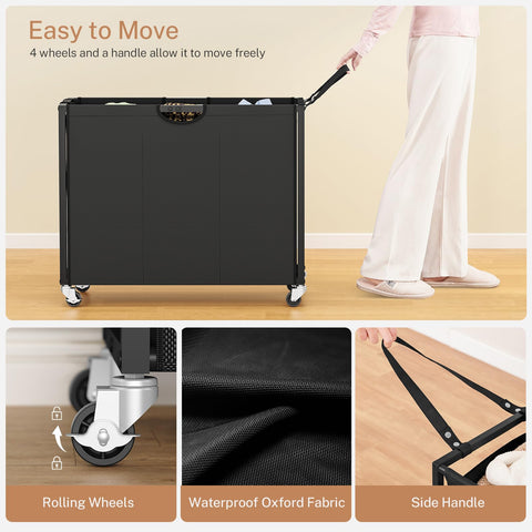 FGNTWP durable Oxford fabric laundry bins for everyday use