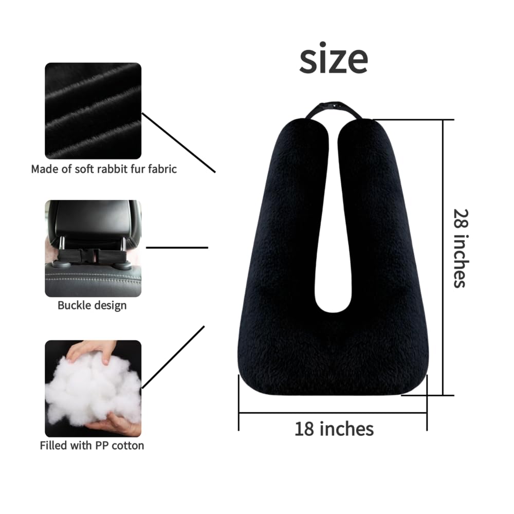 FHSGGP travel pillow in-car use with safety belt keeps posture stable.