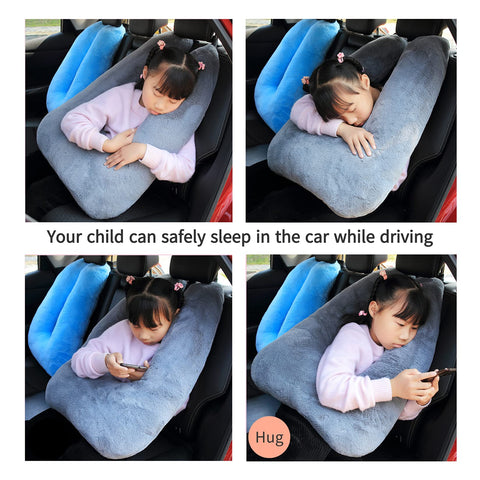 FHSGGP travel pillow suitable for car, plane, train, and camping.